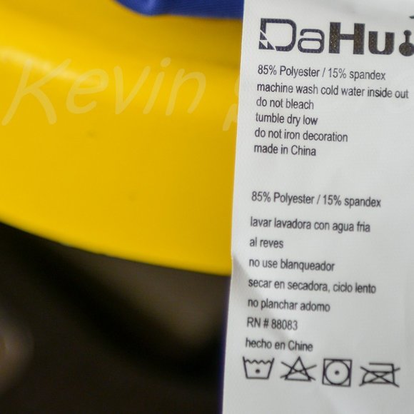 Da Hui Mens Long Sleeve Rash Guard Blue - Picture 6 of 6